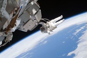 NASA astronaut on a spacewalk