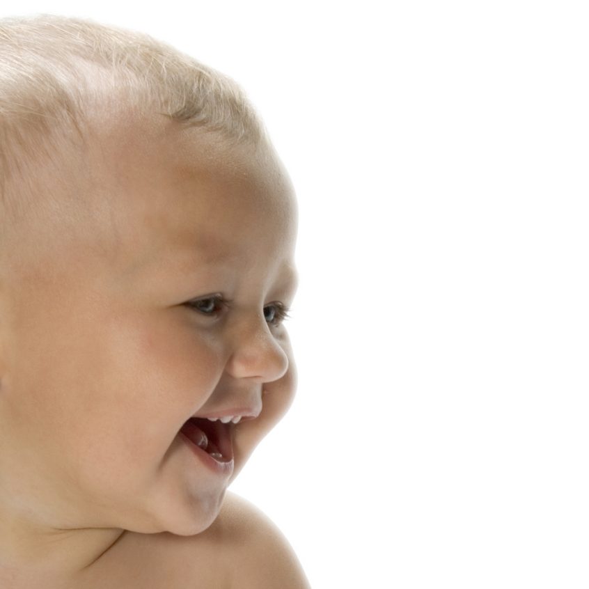Laughing baby